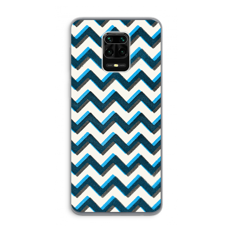 Onderbroken lijn: Xiaomi Redmi Note 9 Pro Transparant Hoesje