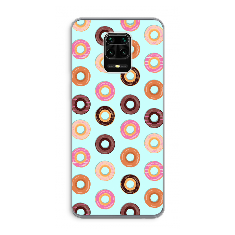 Donuts: Xiaomi Redmi Note 9 Pro Transparant Hoesje