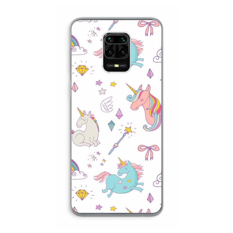Fantasiewereld: Xiaomi Redmi Note 9 Pro Transparant Hoesje