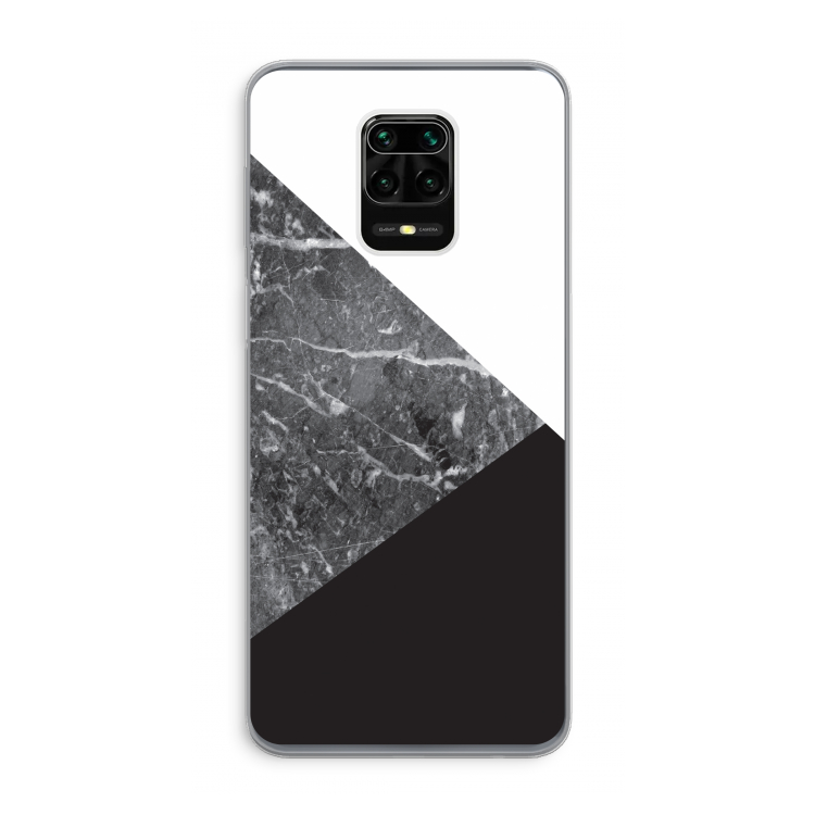 Combinatie marmer: Xiaomi Redmi Note 9 Pro Transparant Hoesje