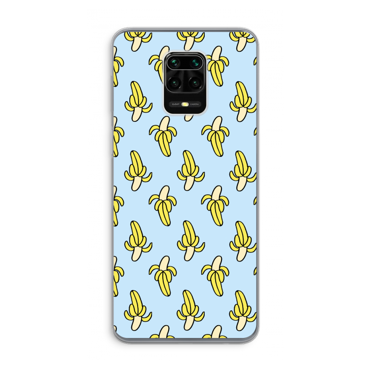 Bananas: Xiaomi Redmi Note 9 Pro Transparant Hoesje