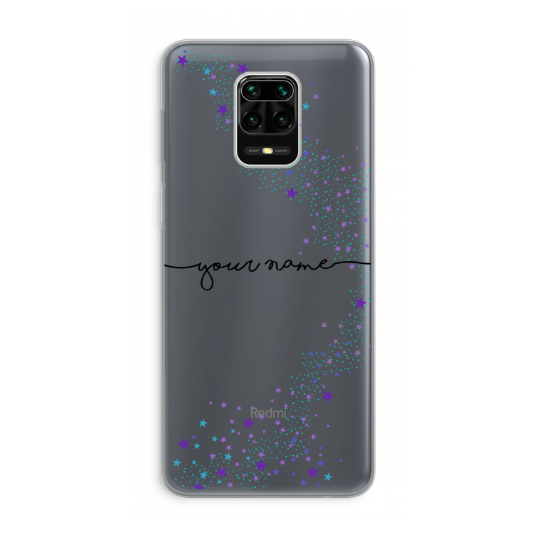 Sterren: Xiaomi Redmi Note 9 Pro Transparant Hoesje