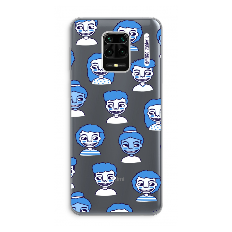Gezichtjes: Xiaomi Redmi Note 9 Pro Transparant Hoesje