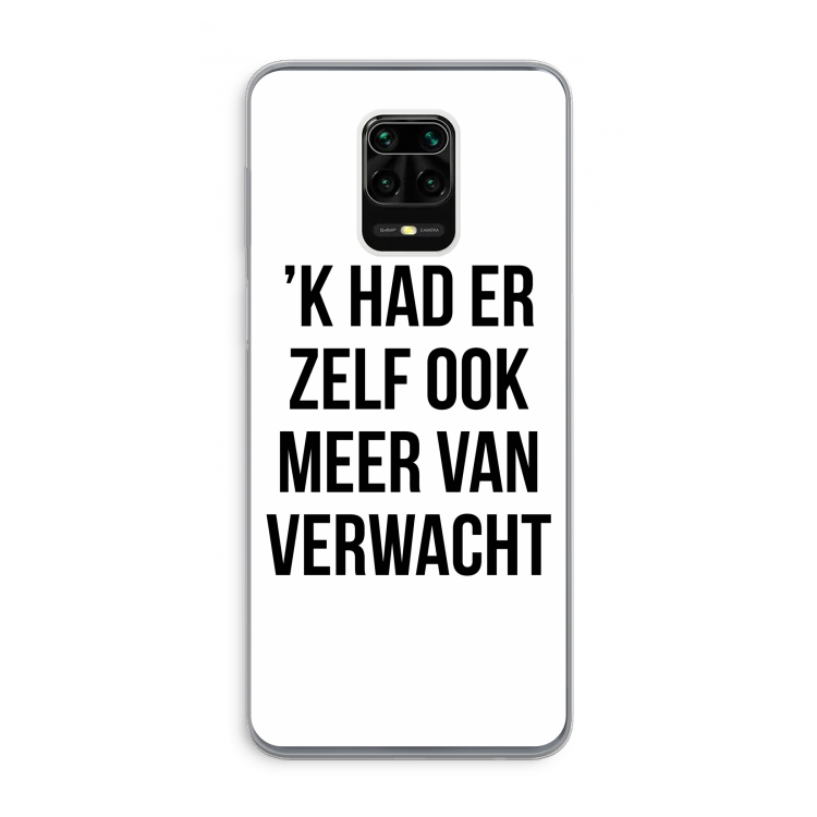 Meer verwacht: Xiaomi Redmi Note 9 Pro Transparant Hoesje