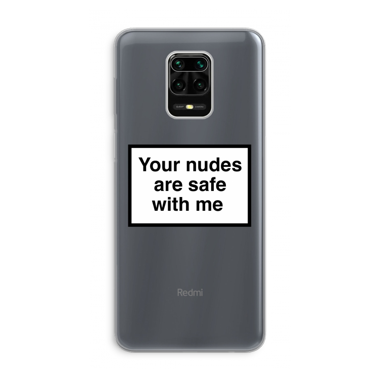 Safe with me: Xiaomi Redmi Note 9 Pro Transparant Hoesje