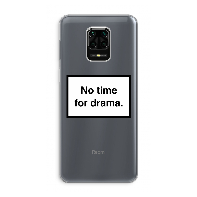No drama: Xiaomi Redmi Note 9 Pro Transparant Hoesje