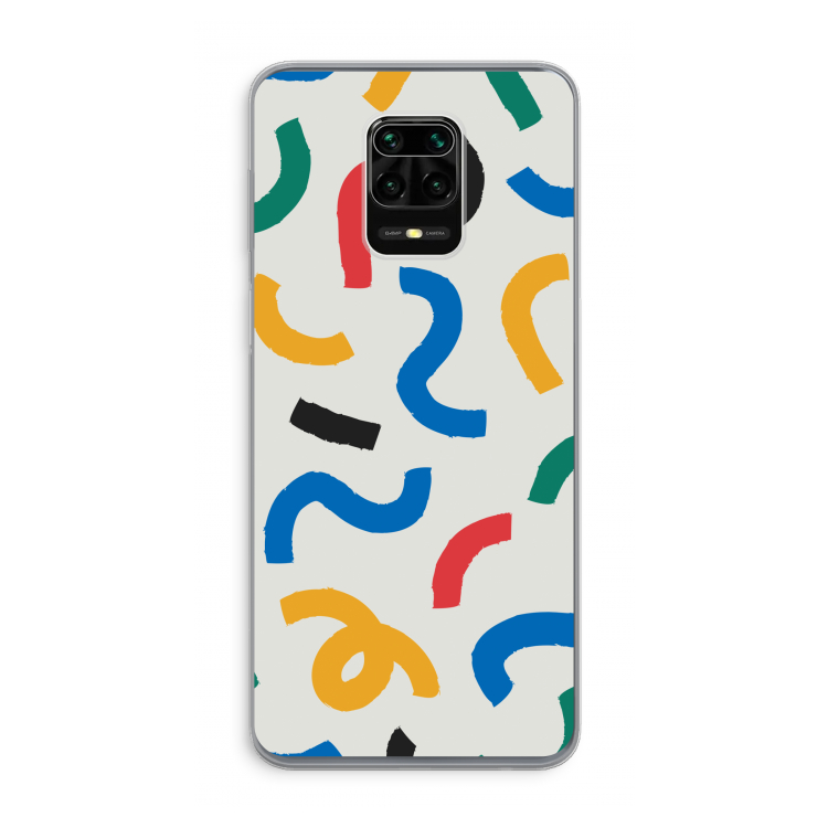 Illustratieve pop 2: Xiaomi Redmi Note 9 Pro Transparant Hoesje