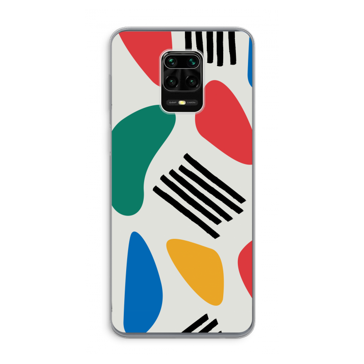 Illustratieve pop 1: Xiaomi Redmi Note 9 Pro Transparant Hoesje