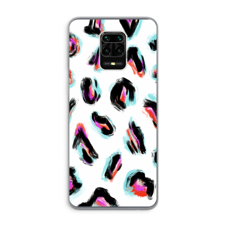 Cheetah color: Xiaomi Redmi Note 9 Pro Transparant Hoesje