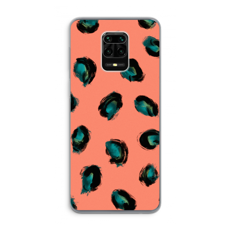 Pink Cheetah: Xiaomi Redmi Note 9 Pro Transparant Hoesje