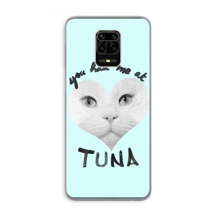 You had me at tuna: Xiaomi Redmi Note 9 Pro Transparant Hoesje