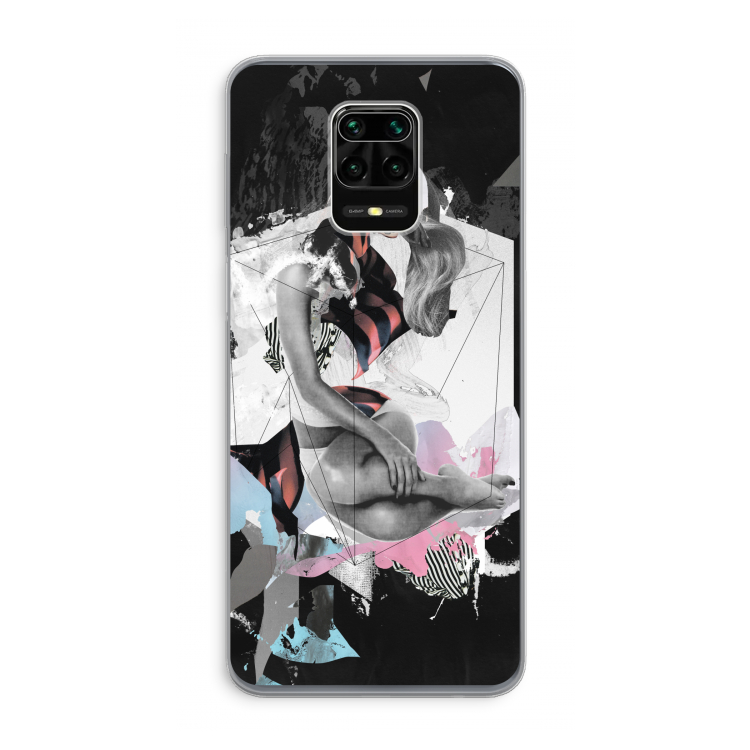 Camouflage de sommeil: Xiaomi Redmi Note 9 Pro Transparant Hoesje