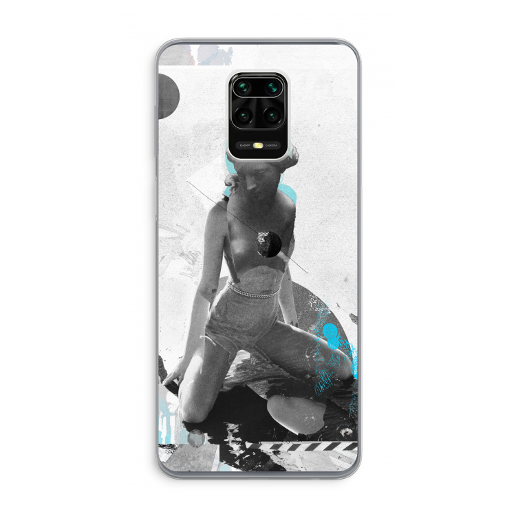 I will not feel a thing: Xiaomi Redmi Note 9 Pro Transparant Hoesje