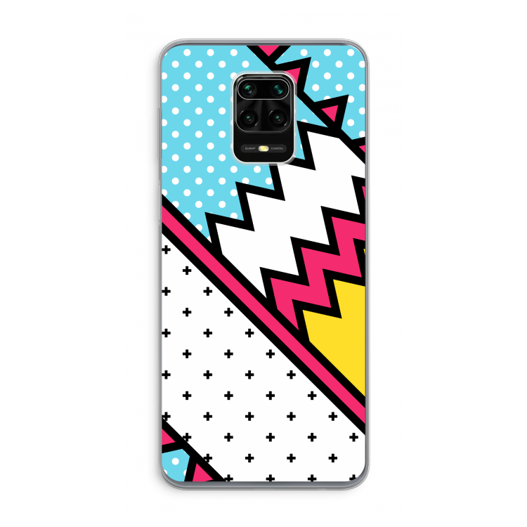 Pop Art #2: Xiaomi Redmi Note 9 Pro Transparant Hoesje