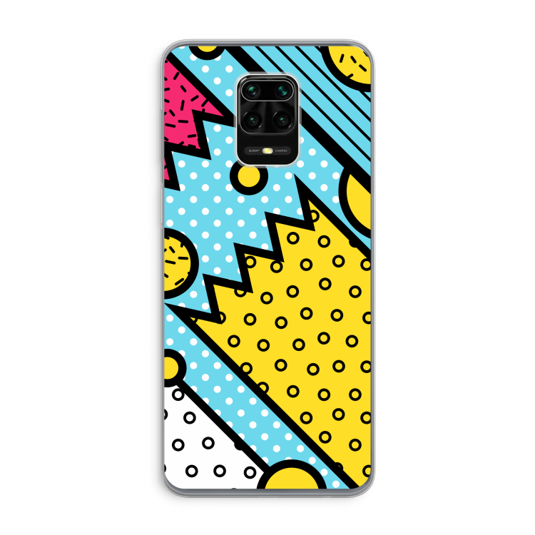 Pop Art #1: Xiaomi Redmi Note 9 Pro Transparant Hoesje