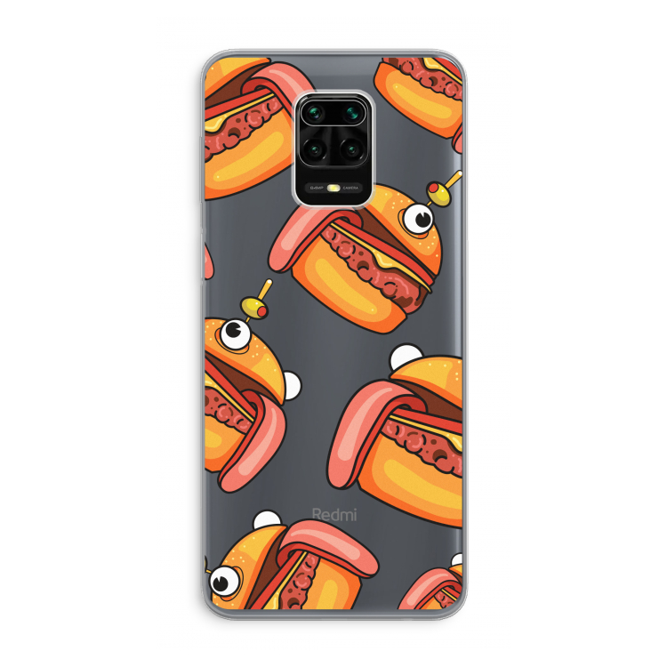 Hamburger: Xiaomi Redmi Note 9 Pro Transparant Hoesje