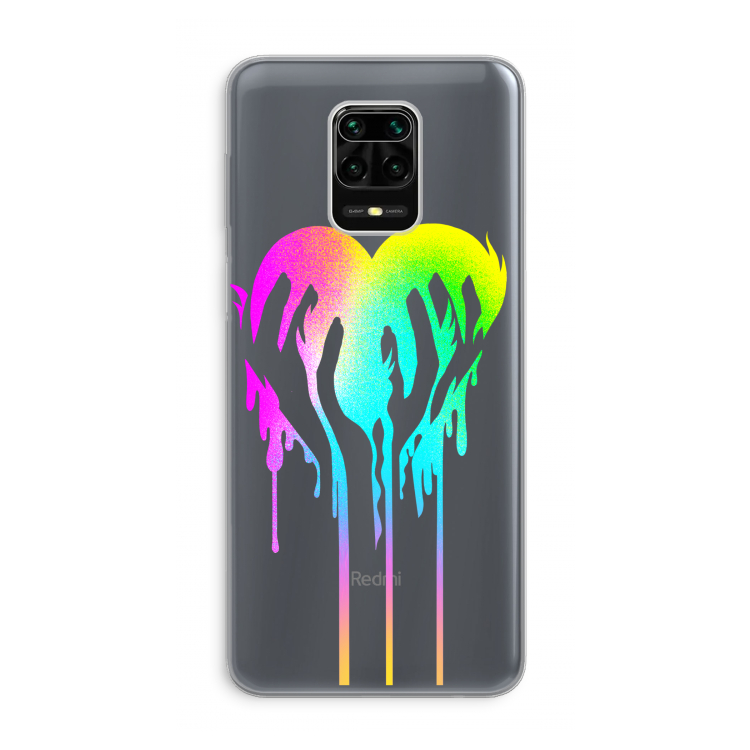 Hold My Heart: Xiaomi Redmi Note 9 Pro Transparant Hoesje