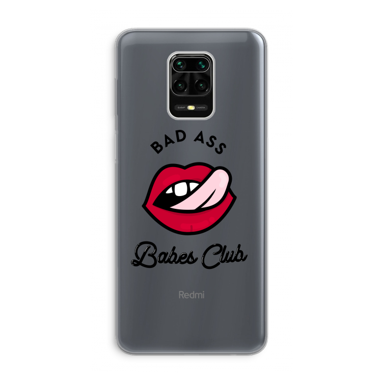 Badass Babes Club: Xiaomi Redmi Note 9 Pro Transparant Hoesje
