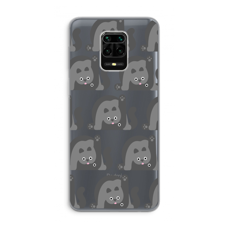 Cats: Xiaomi Redmi Note 9 Pro Transparant Hoesje
