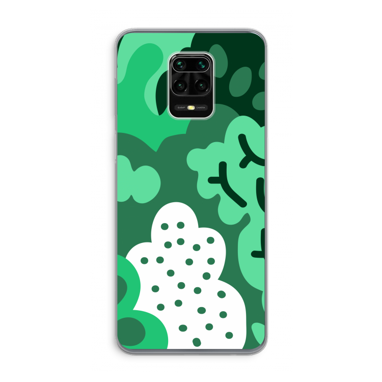 Bushes: Xiaomi Redmi Note 9 Pro Transparant Hoesje