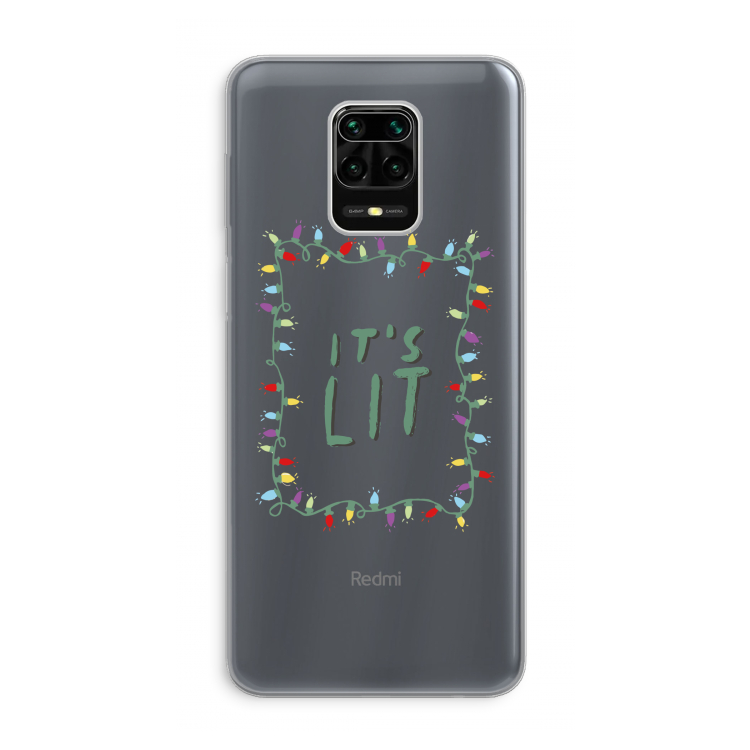 It's Lit: Xiaomi Redmi Note 9 Pro Transparant Hoesje
