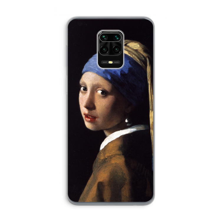 The Pearl Earring: Xiaomi Redmi Note 9 Pro Transparant Hoesje