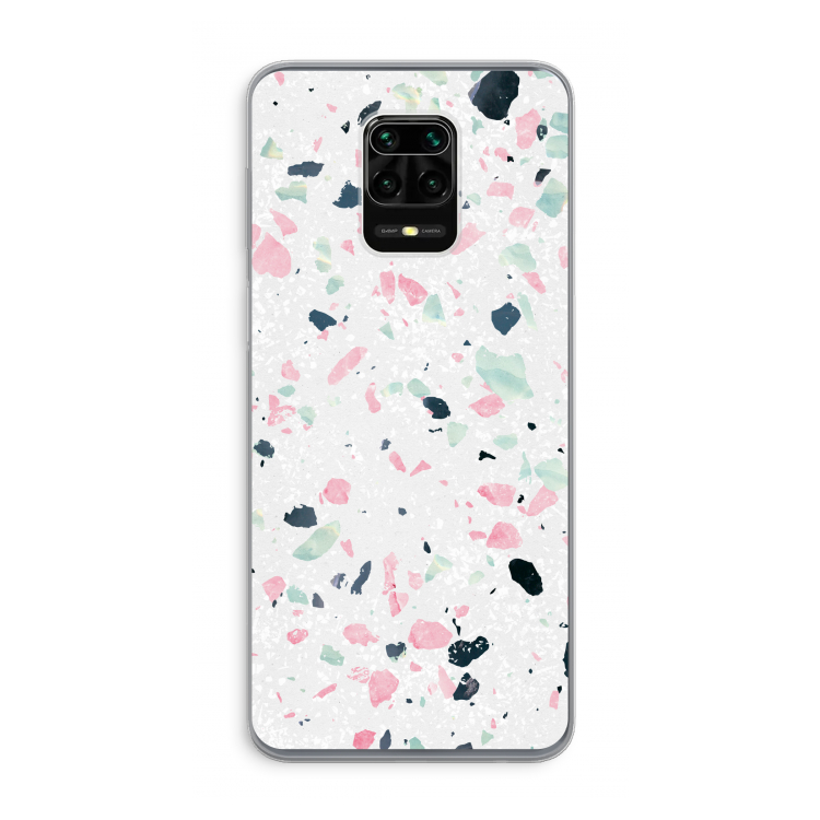 Terrazzo N°3: Xiaomi Redmi Note 9 Pro Transparant Hoesje