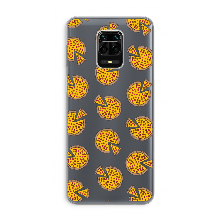 You Had Me At Pizza: Xiaomi Redmi Note 9 Pro Transparant Hoesje