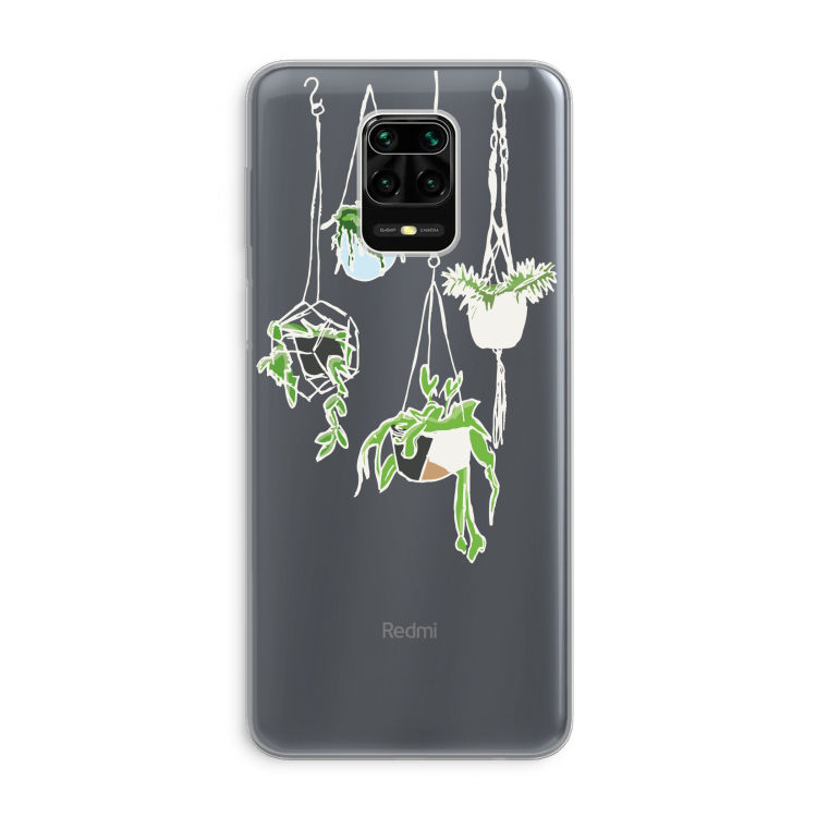 Hang In There: Xiaomi Redmi Note 9 Pro Transparant Hoesje