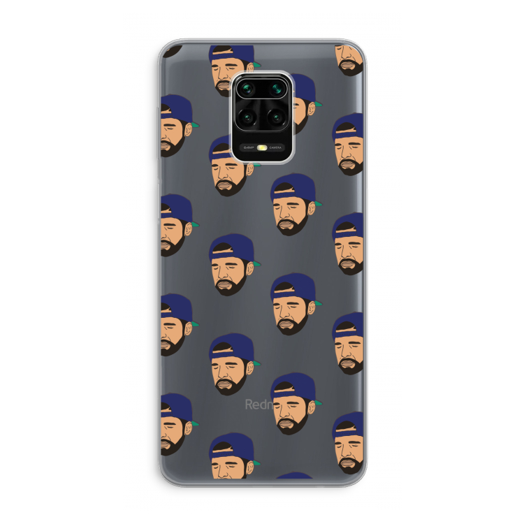 Drake Away: Xiaomi Redmi Note 9 Pro Transparant Hoesje