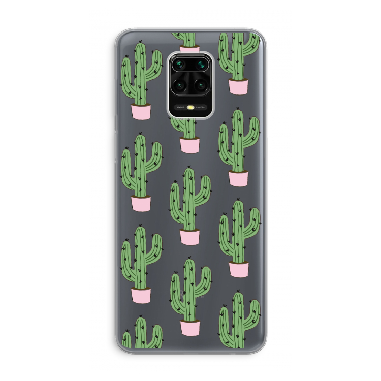 Cactus Lover: Xiaomi Redmi Note 9 Pro Transparant Hoesje