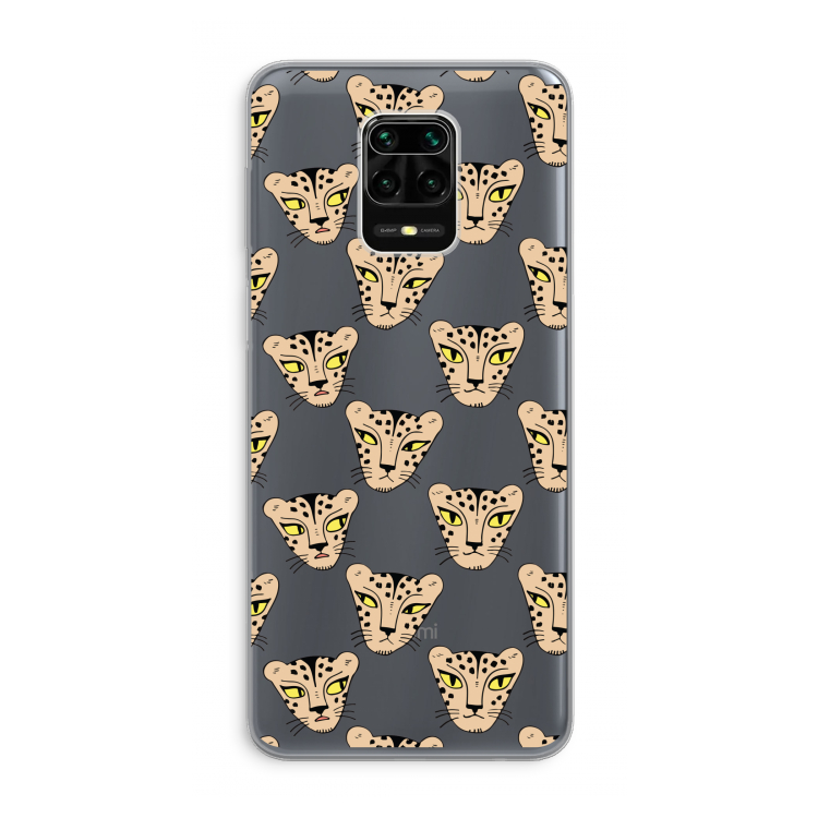 Tijger: Xiaomi Redmi Note 9 Pro Transparant Hoesje