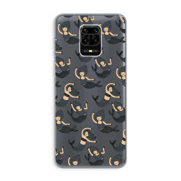 Zeemeermin: Xiaomi Redmi Note 9 Pro Transparant Hoesje