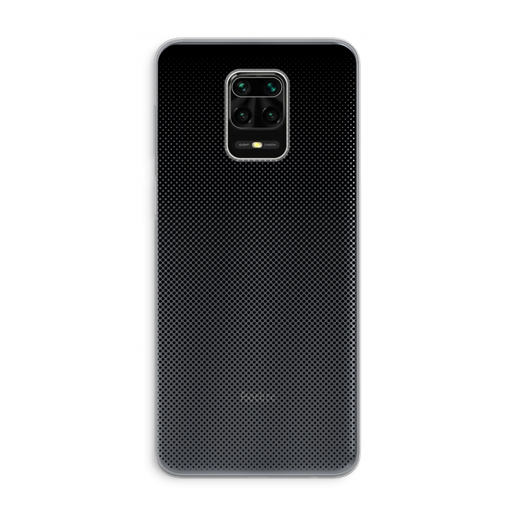 Musketon Halftone: Xiaomi Redmi Note 9 Pro Transparant Hoesje