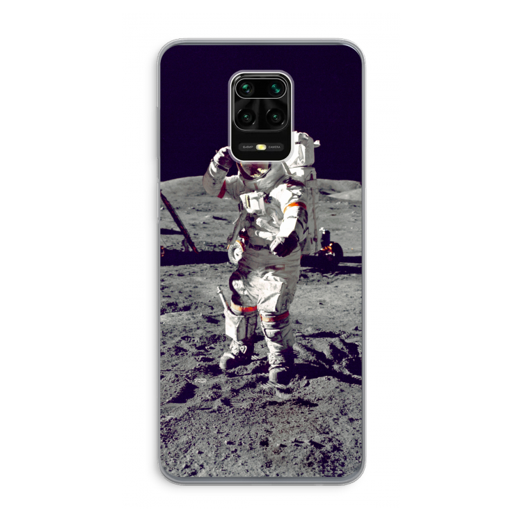 Spaceman: Xiaomi Redmi Note 9 Pro Transparant Hoesje
