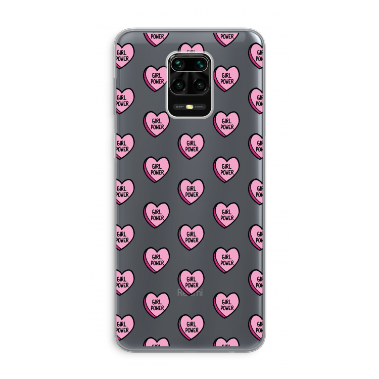 GIRL POWER: Xiaomi Redmi Note 9 Pro Transparant Hoesje