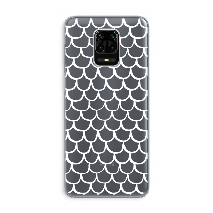 Dakpannetjes: Xiaomi Redmi Note 9 Pro Transparant Hoesje