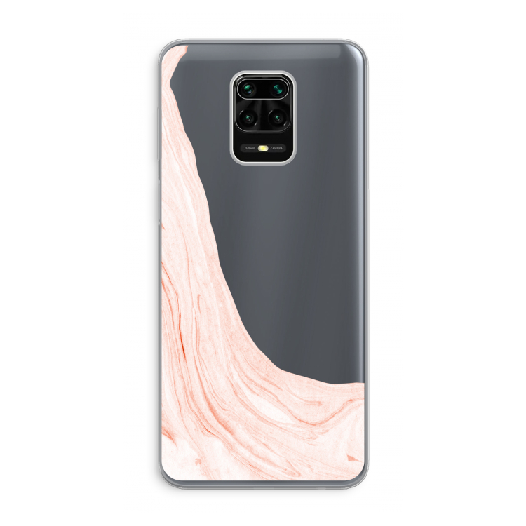 Peach bath: Xiaomi Redmi Note 9 Pro Transparant Hoesje