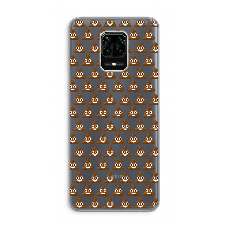 Poop emoji: Xiaomi Redmi Note 9 Pro Transparant Hoesje