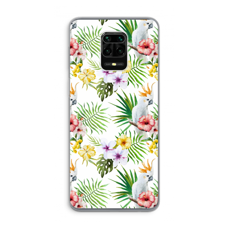 Gele kuif: Xiaomi Redmi Note 9 Pro Transparant Hoesje