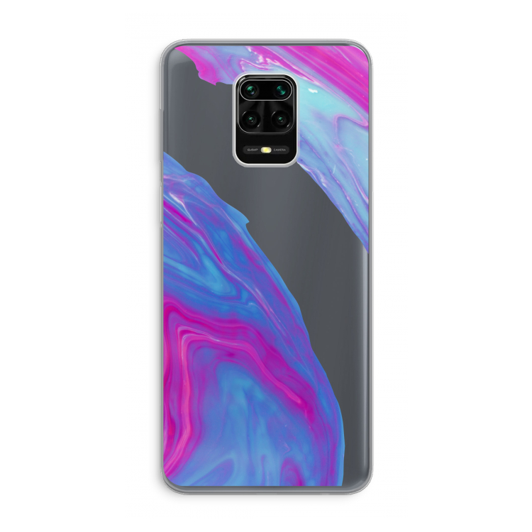 Zweverige regenboog: Xiaomi Redmi Note 9 Pro Transparant Hoesje