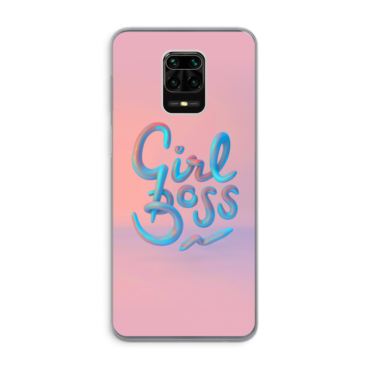Girl boss: Xiaomi Redmi Note 9 Pro Transparant Hoesje