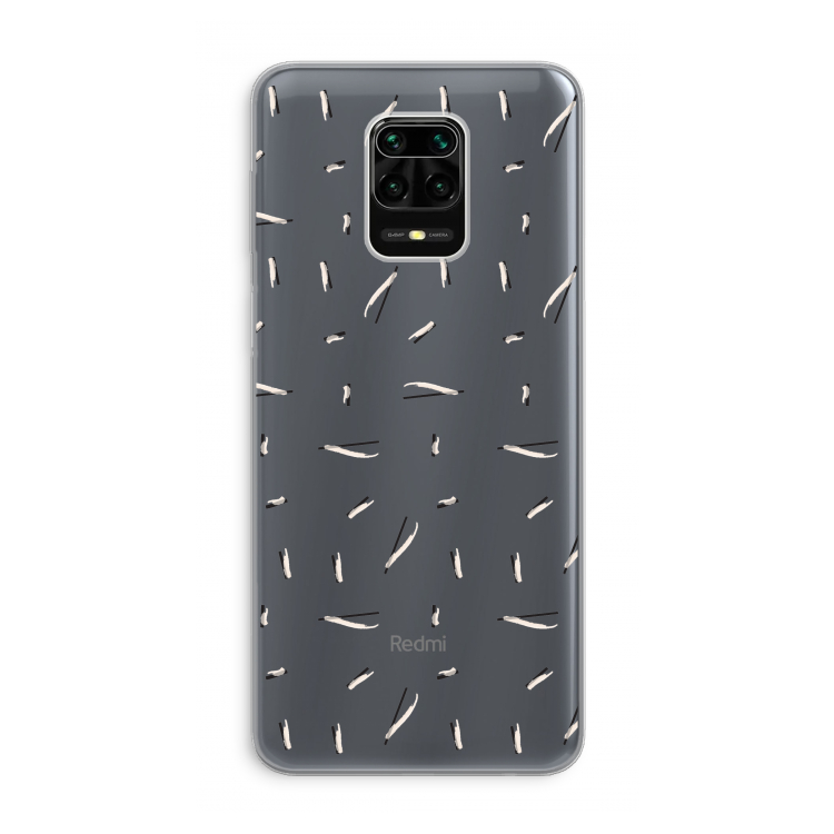 Hipster stripes: Xiaomi Redmi Note 9 Pro Transparant Hoesje