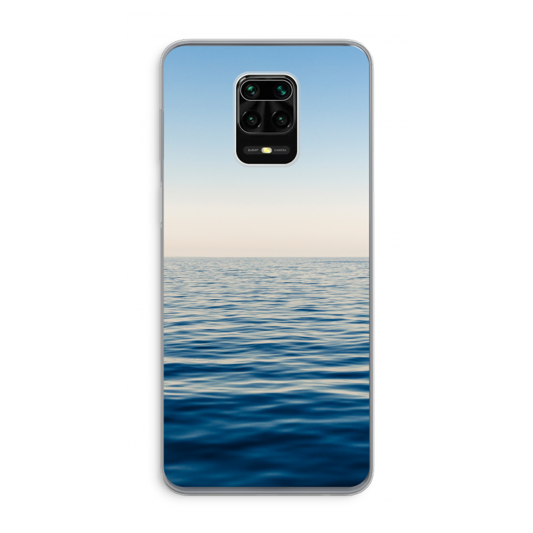 Water horizon: Xiaomi Redmi Note 9 Pro Transparant Hoesje