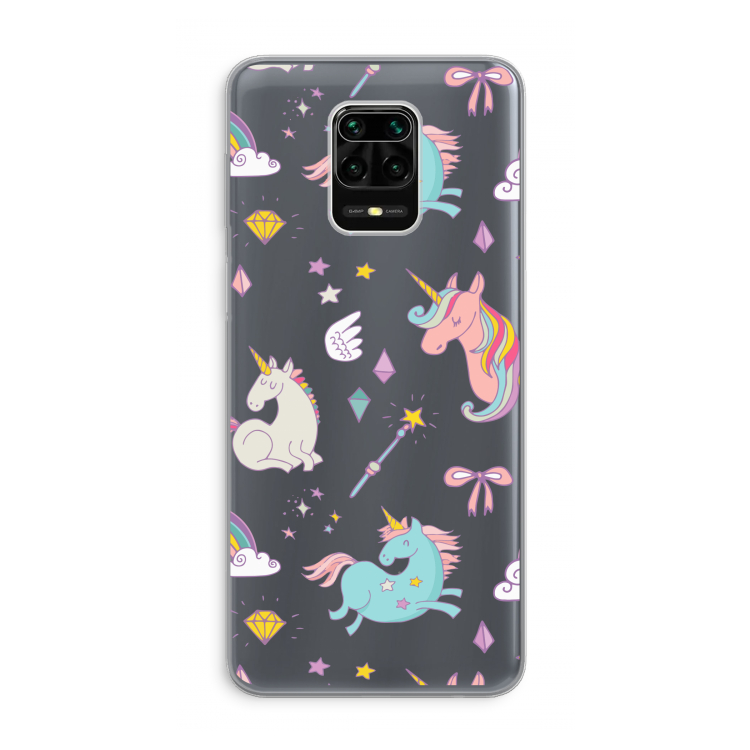 Fantasiewereld: Xiaomi Redmi Note 9 Pro Transparant Hoesje