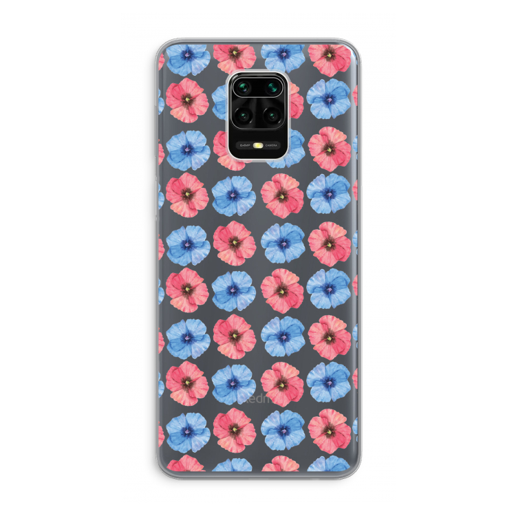 Klaproosjes: Xiaomi Redmi Note 9 Pro Transparant Hoesje
