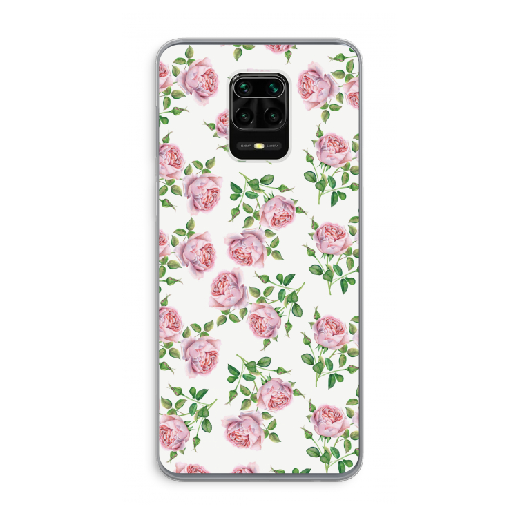 Kleine roosjes: Xiaomi Redmi Note 9 Pro Transparant Hoesje