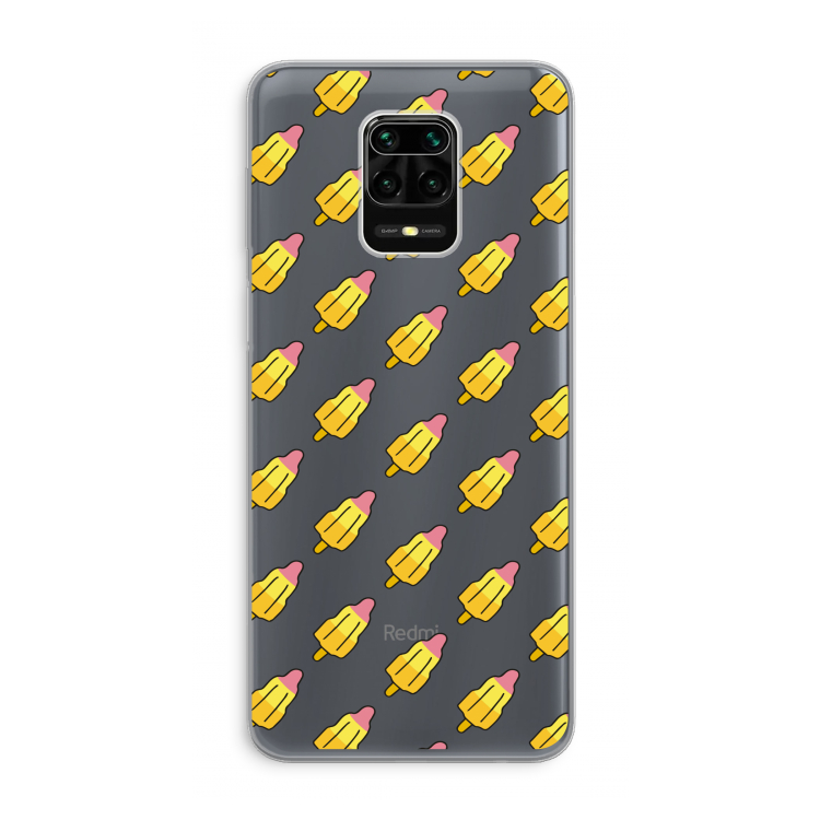 Waterijsjes: Xiaomi Redmi Note 9 Pro Transparant Hoesje