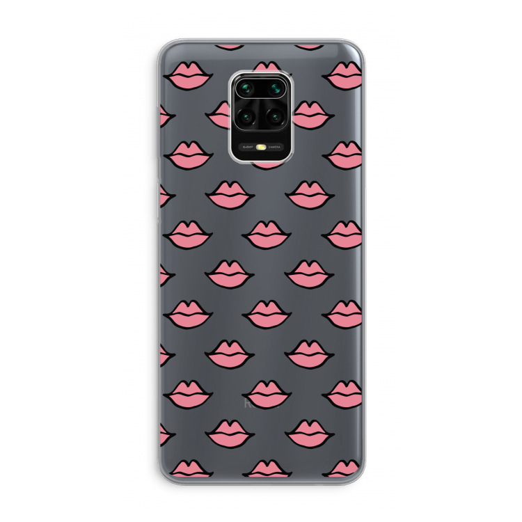Lipjes: Xiaomi Redmi Note 9 Pro Transparant Hoesje