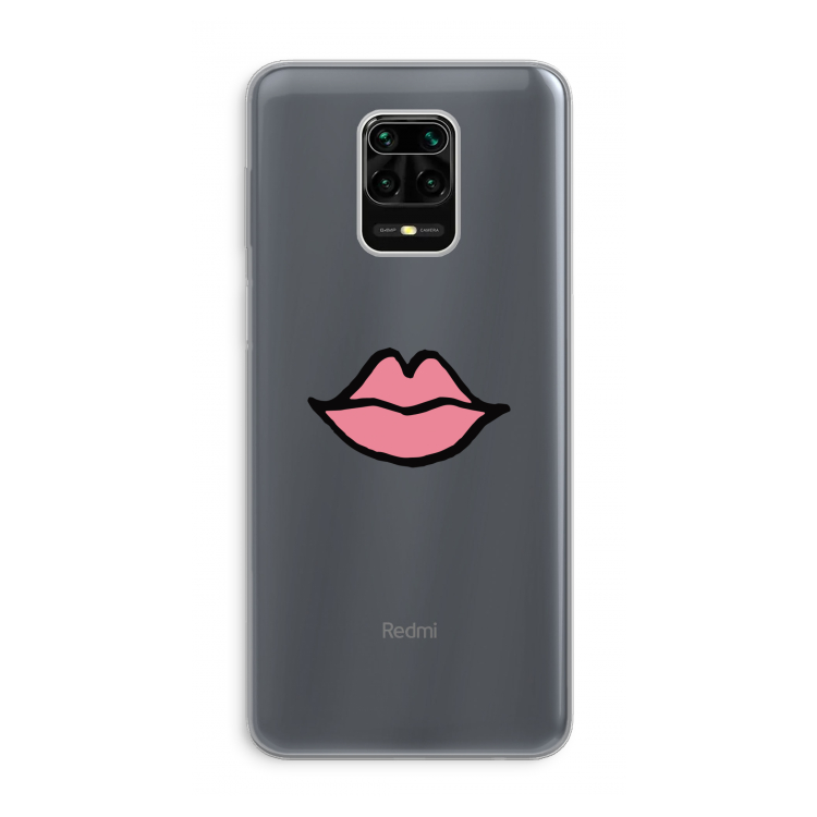 Kusje: Xiaomi Redmi Note 9 Pro Transparant Hoesje
